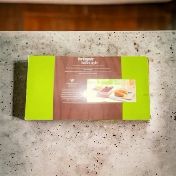 NWB | Pier 1 Imports 6 Piece Buffet Style serving set - Picture 2 of 3